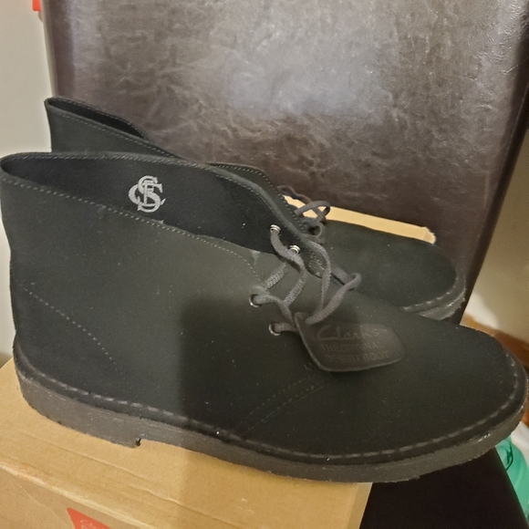 DESERT BOOT BLACK SIZE 8 M UK 7G EU 41 - Picture 2 of 6